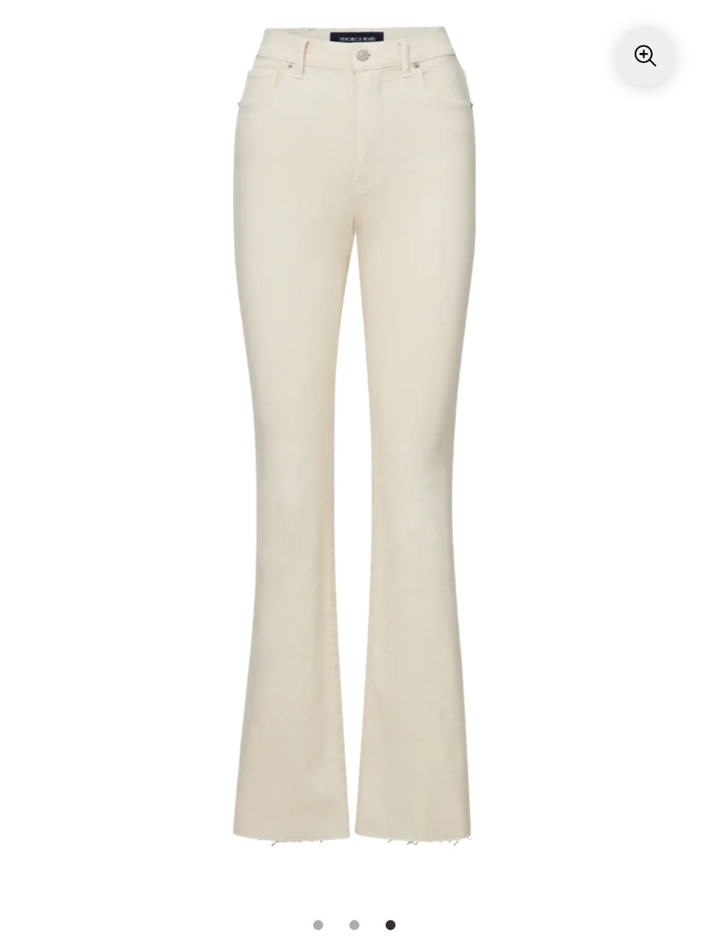 VERONICA BEARD CAMERON BOOT-Cut Jean in Ecru